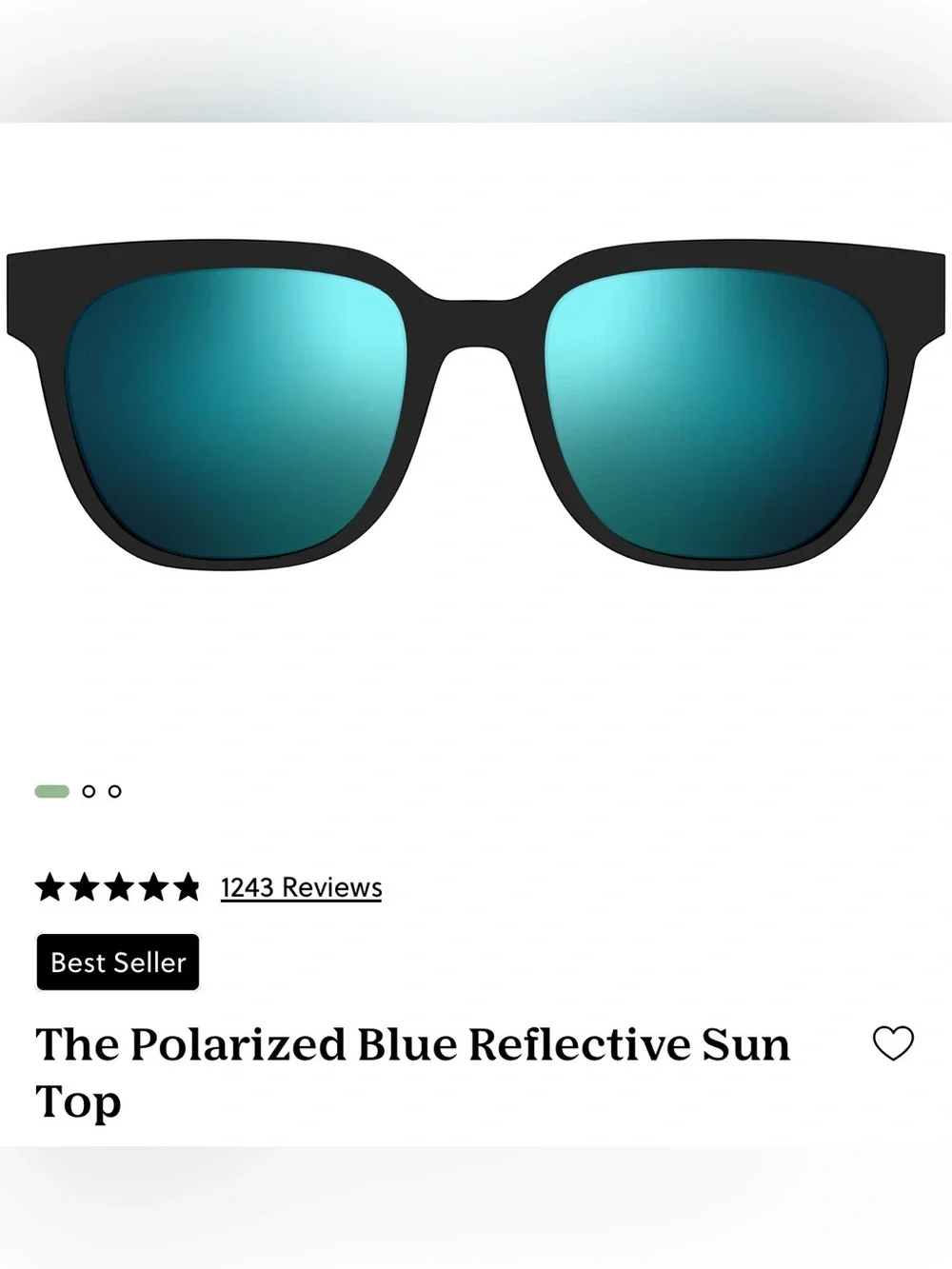 Pair Eyewear Black Frame Sunglasses with Blue Mirror Lenses